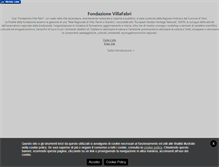 Tablet Screenshot of fondazionevillafabri.org